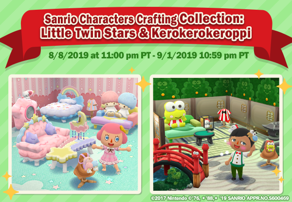 Animal Crossing: Pocket Camp - What You'll Need For The Sanrio Characters  Crafting Collection