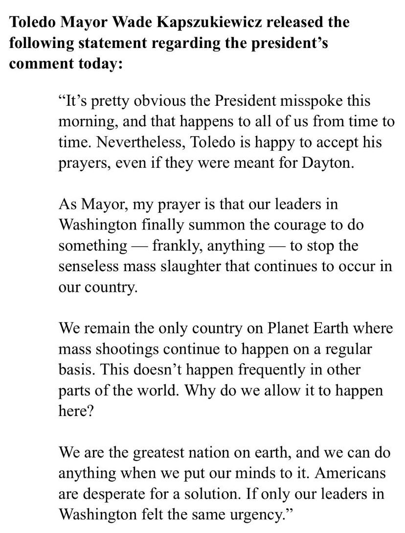 Mayor Wade Kapszukiewicz tweet media