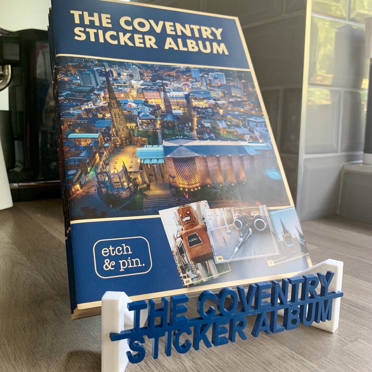 EtchandPin's tweet photo. Over the moon with our custom 3D-printed display stands from @elevationstech!⁣
⁣
We are a huge fans of supporting local businesses so when Elliot got in touch, we just had to get some made. ⁣
⁣
Soon to be seen in our stockists once the books are on sale later this week!! https://t.co/2BPM7VrxNO