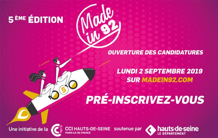 CCI_92's tweet photo. 5... 4... 3... 2... 1... #Madein92 le concours des jeunes entreprises des Hauts-de-Seine est sur orbite. Les pré-inscriptions sont ouvertes pour cette 5ème édition : à vous de jouer ! https://t.co/JvE1BUqUIS avec @hautsdeseinefr https://t.co/f85w1uG6G5