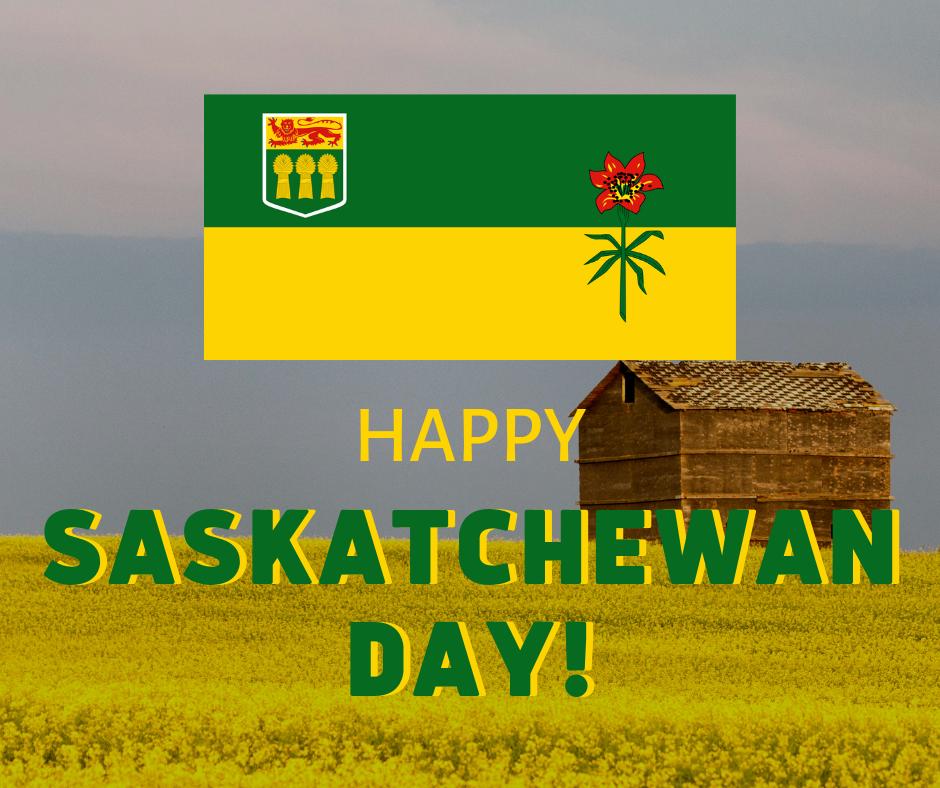 Wishing everyone a happy and safe Saskatchewan Day! 🌾