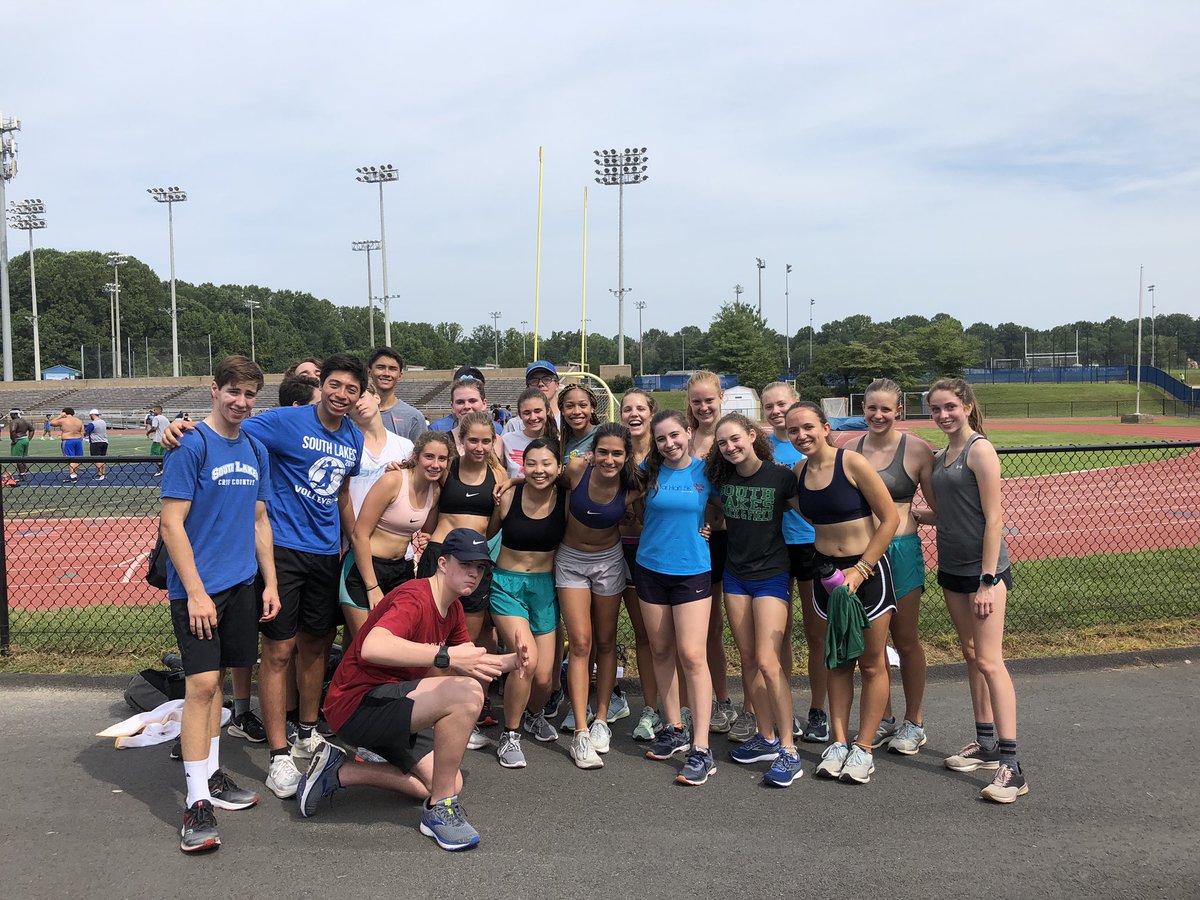 southlakesxc's tweet photo. 1st day of Cross Country practice was a success! We loved getting to see all our returning athletes &amp; new member to our team!! Make sure to fill out the camp permission slip &amp; bag search forms, and bring them to tomorrows practice! Go Seahawks🦅 #runfast #slrising https://t.co/S2wyGFaB1m