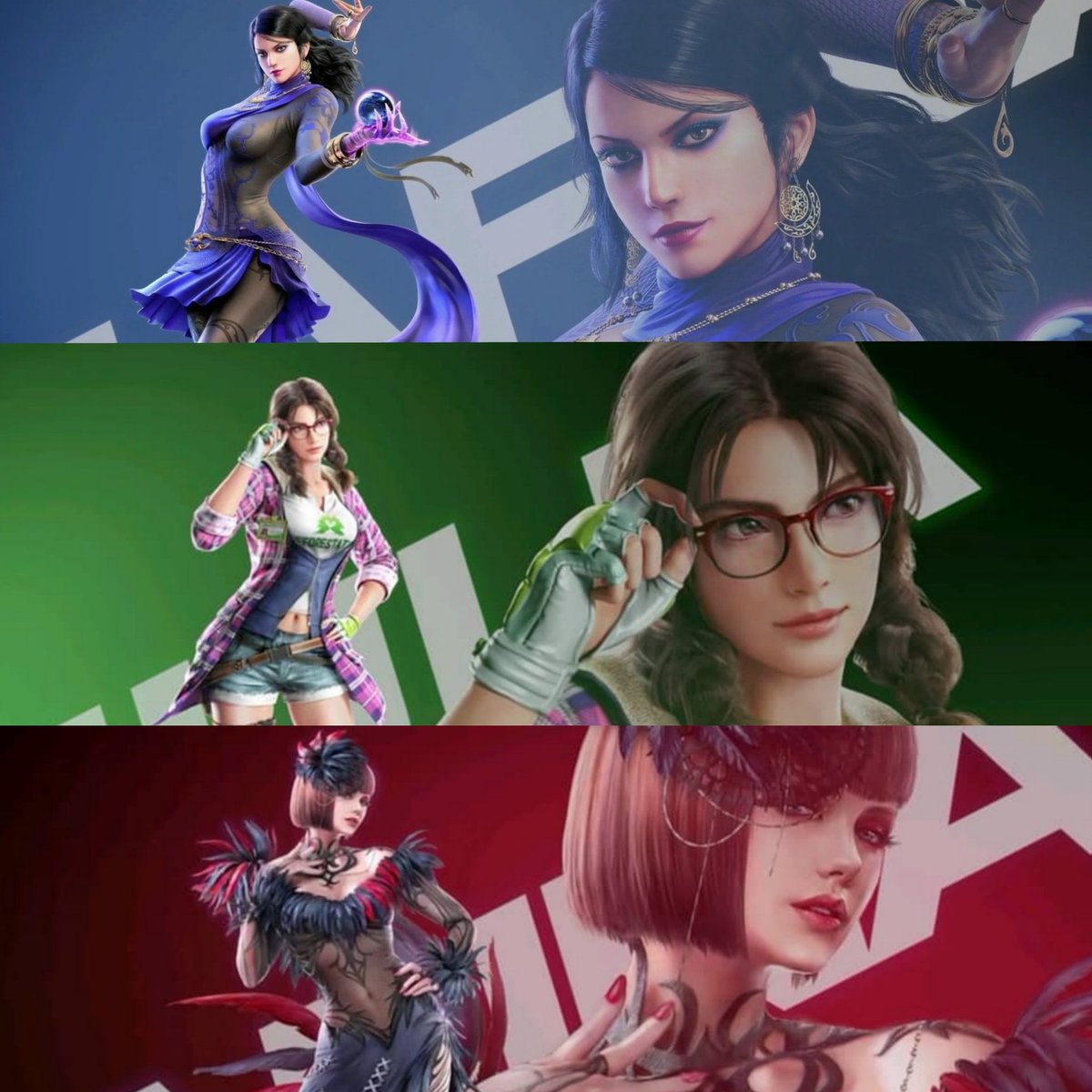 the glow up of these beautiful women in Tekken 7 is just mind blowing! 