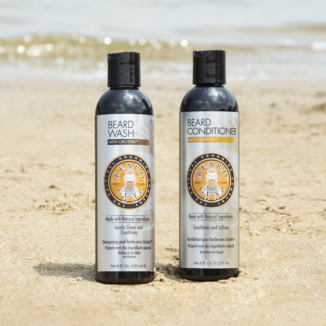 BeardGuyz's tweet photo. Clean beards are the best beards. Beard Guyz Wash &amp; Conditioner will deeply cleanse and nourish all beard types. 

#beardguyz #beardwash #cleanbeard #dailyregimen https://t.co/xeAtzaDRnQ