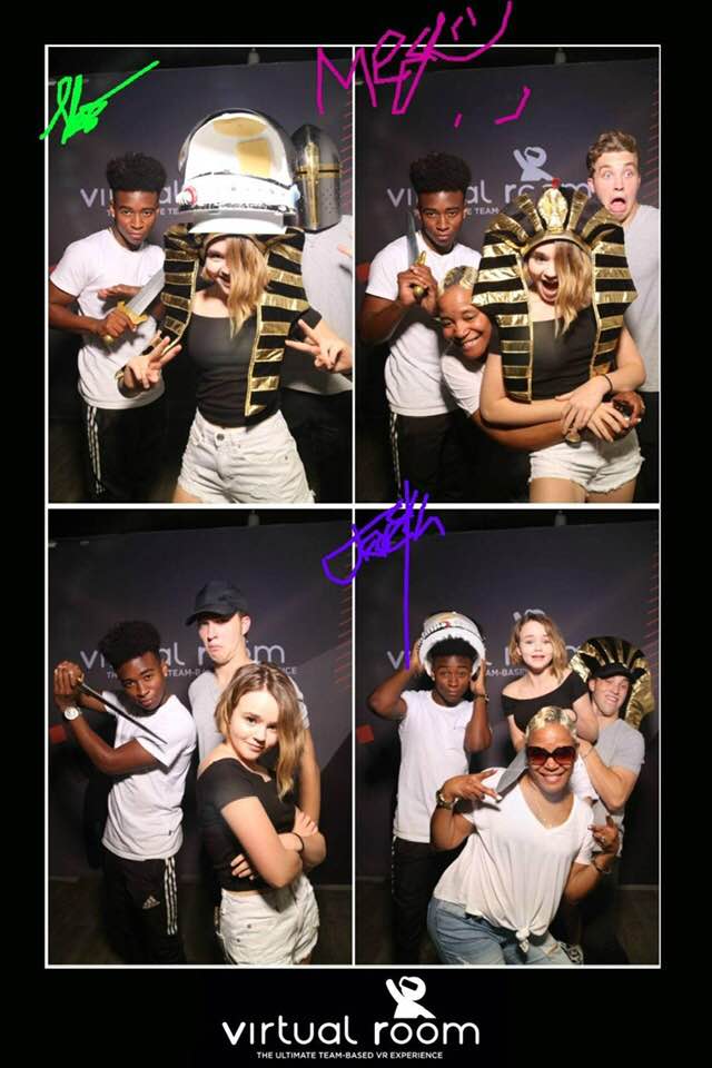 jordanelsass1's tweet photo. Thanks to @Escape_hotel, some of my crew and I, from #LittleFiresEverywhere, had a blast!  #MeganStott #StevonteHart #EscapeHotelHollywood https://t.co/omLVLOn5gm