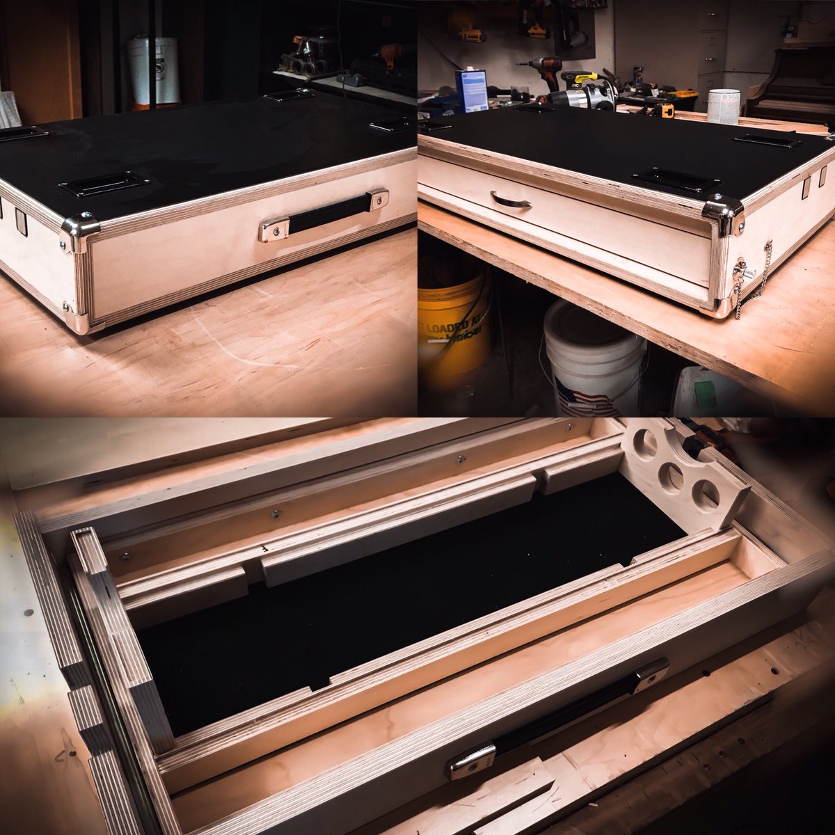 mmm_becky's tweet image. After years of invention, iteration and realization by Lou and company to finalize the fully realized Becky Stand, it’s time to share! #GuitarWorkstation #StringedInstruments #mmmbecky #musician #MusicMonday