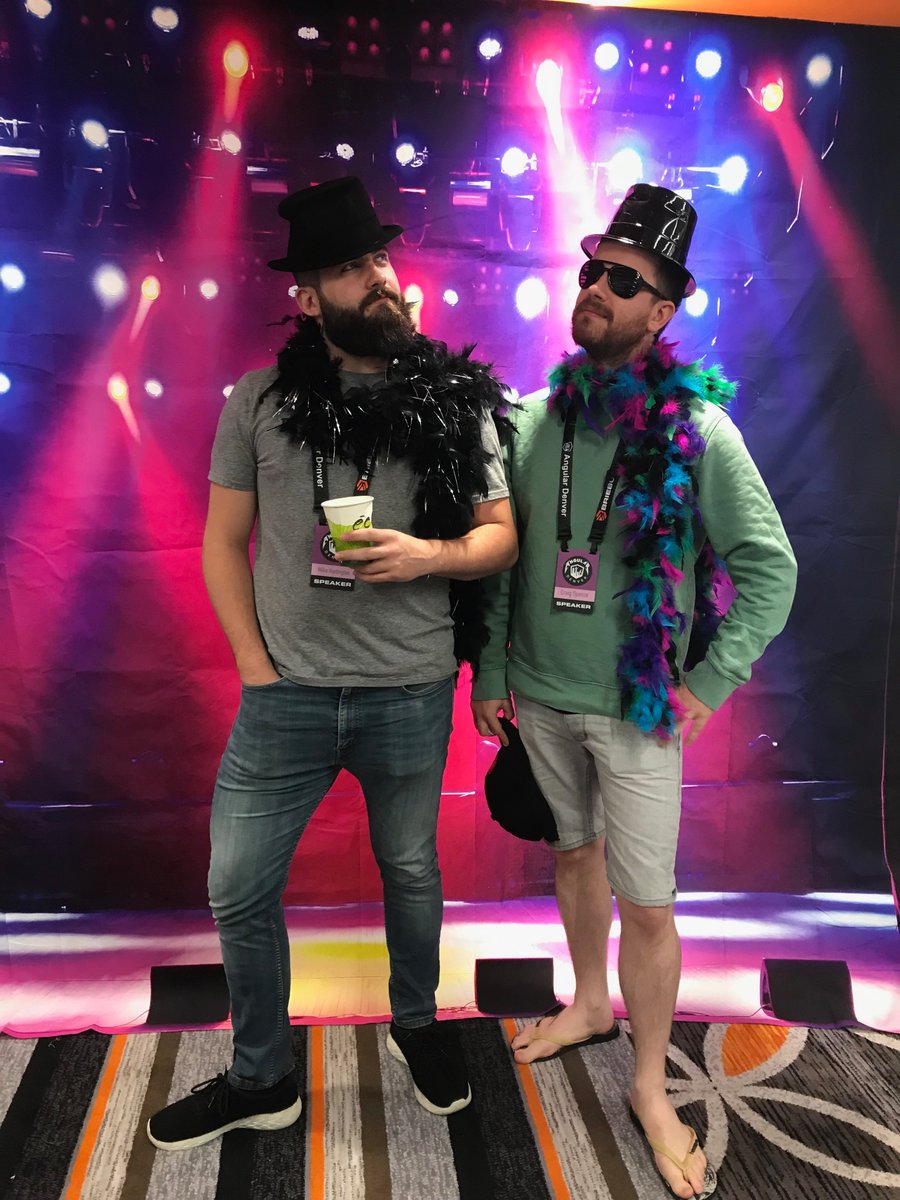 AngularDenver's tweet image. How much fun was Angular Denver?!?! See you all again next year! @chrisoncode @kapehe_ok @mhartington @phenomnominal @bonnster75 @thelittlestdev