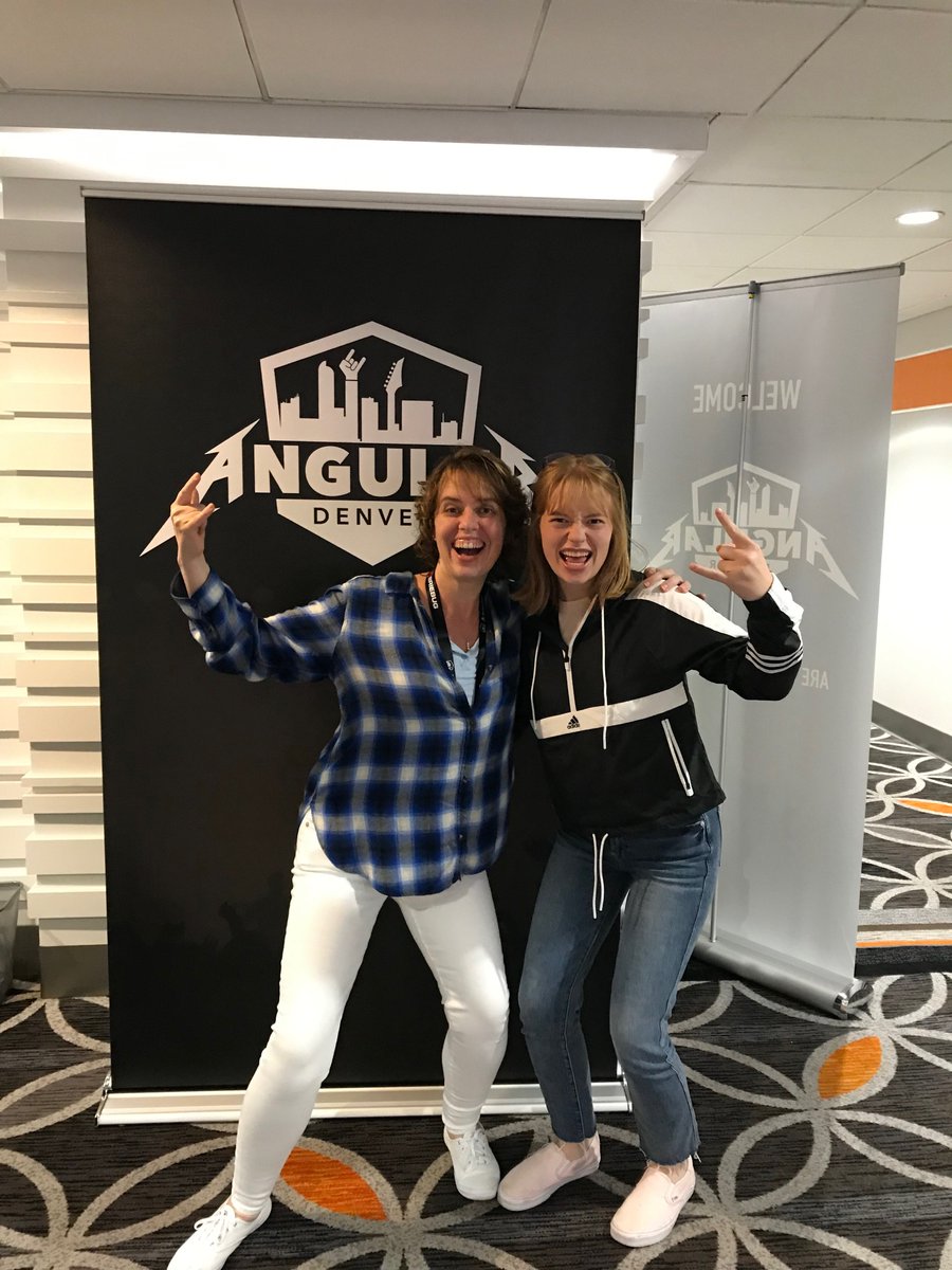 AngularDenver's tweet image. How much fun was Angular Denver?!?! See you all again next year! @chrisoncode @kapehe_ok @mhartington @phenomnominal @bonnster75 @thelittlestdev