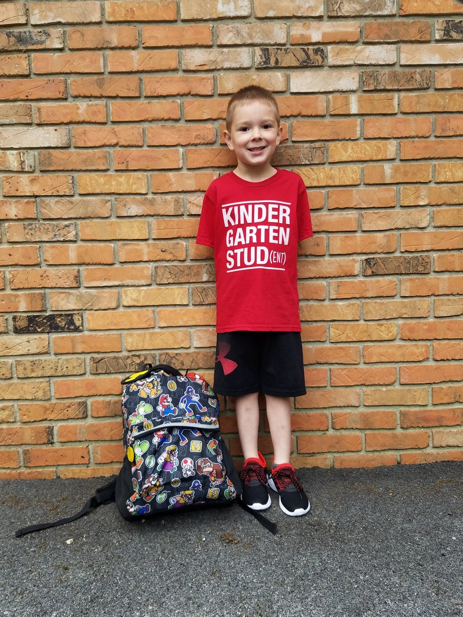 brittdishner's tweet photo. No tears for this Kindergarten Stud(ent)!
#KCSDay1 @KCS_District https://t.co/IeRYfPQ1g4