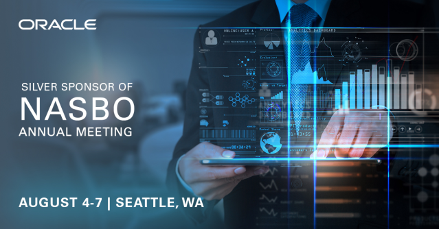 SarahSimonen's tweet photo. Oracle Public Sector is proud to be a silver sponsor of the National Association of State Budget Officers at their annual conference August 4-7. Learn more at https://t.co/VEkhlqHiw7 #oraclegov360 #OracleEmp https://t.co/l4vA4MP2ph https://t.co/A0W6ovfVGj