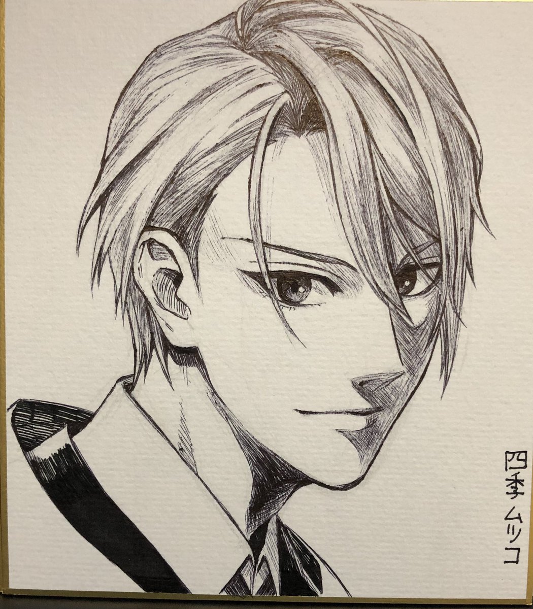 対になる感じで描いた山姥切ズ 