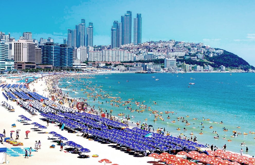 пусан хэундэ. пусан пляж кваналли. пляж хэундэ в пусане. храм помоса (г. платный вид отдыха в южной корее.