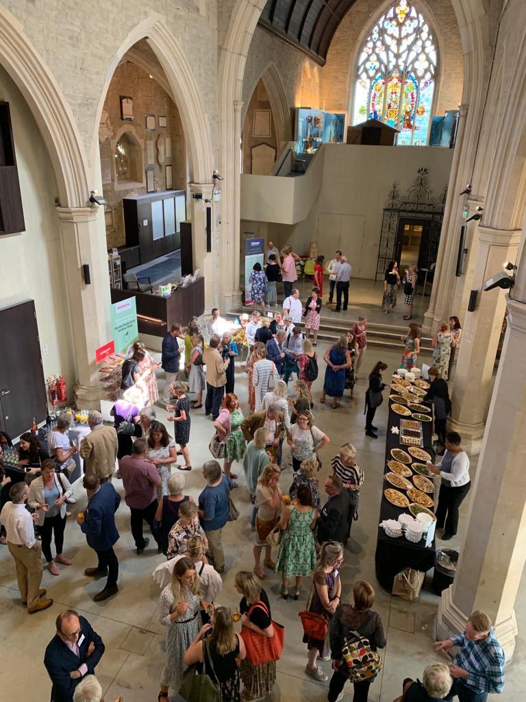 GdnLessOrdinary's tweet photo. Fabulous @GdnMediaGuild summer party at the Garden Museum. Thank you @Concraigsmith and @Stocktonbury for organising. https://t.co/LQqBGskbZI
