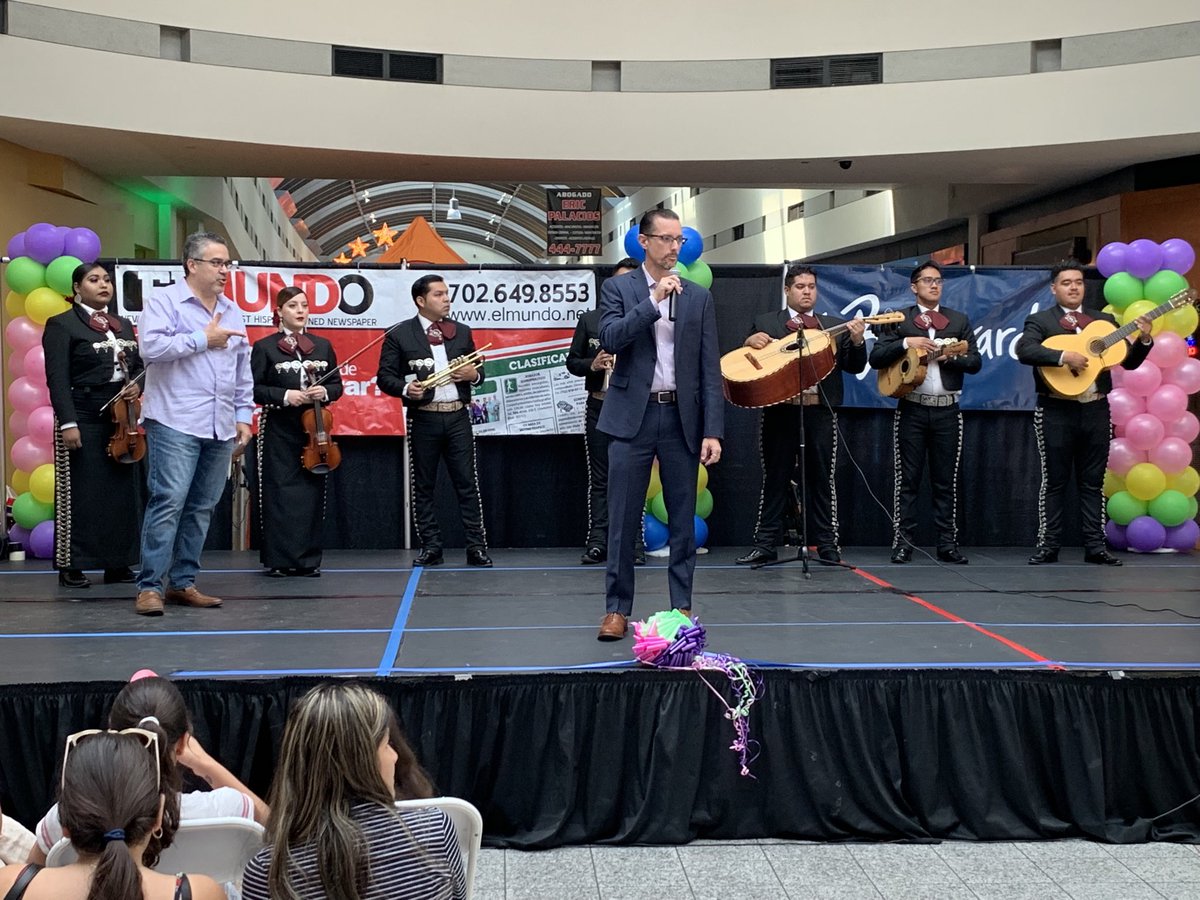 I was honored to join ⁦<a href="/repdinatitus/">Dina Titus</a>⁩ and ⁦<a href="/lvlcc/">Latin Chamber of NV</a>⁩ for the La Oportunidad this weekend. Opportunities for all in our community strengthens our entire state’s economy.