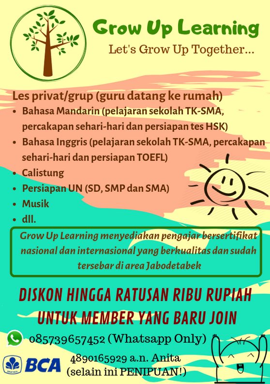 #HelloTwitter numpang promote yak..