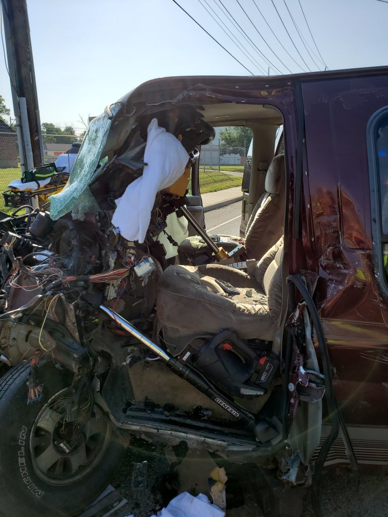 MiamiTwpFD's tweet photo. Crews responded this morning to the 6000 block of Branch Hill Guinea Pike for a 2 vehicle MVA. One patient was entrapped and after extrication flown by @UCEmergencyEMS air care with serious injuries. The roadway has since reopened. #fire #ems #extrication #entrapment #dashroll https://t.co/KLLy1RpDwk