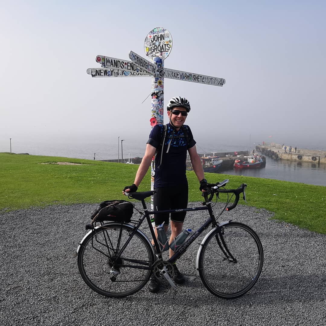 LikleMissHappy's tweet photo. 5th August 2019 Phil has made it End to End (Land's End to John O'Groats) Super proud wife! 💖🚴🏻‍♂️🏞️🏕️ #ProudWifey #ChallengeComplete #EndToEnd #TeamShepLEJOG https://t.co/HRD9k0p3gx
