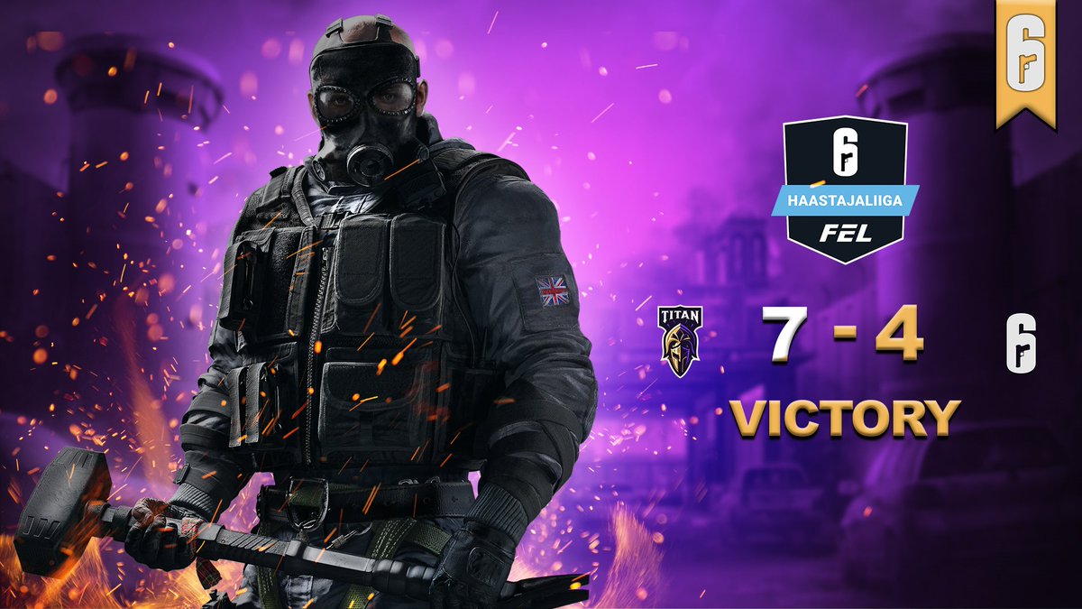 TeamTitanOrg's tweet photo. Another one bites the dust 😤

Our #R6S squad secures they're fifth win in the @esportsfinland Haastajaliiga this evening with another victory!

GG's BDB

#GoTitans https://t.co/PHiIrioh0o