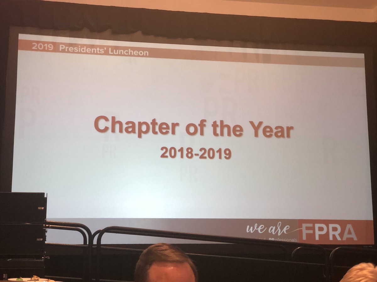 chrisgent's tweet photo. Congratulations to @FPRASpaceCoast: @FPRA’s 2019 Chapter of the Year! #FPRA81AC #fpra #fprasmart #fpraengaged #fprafun https://t.co/AflgwYiz6g
