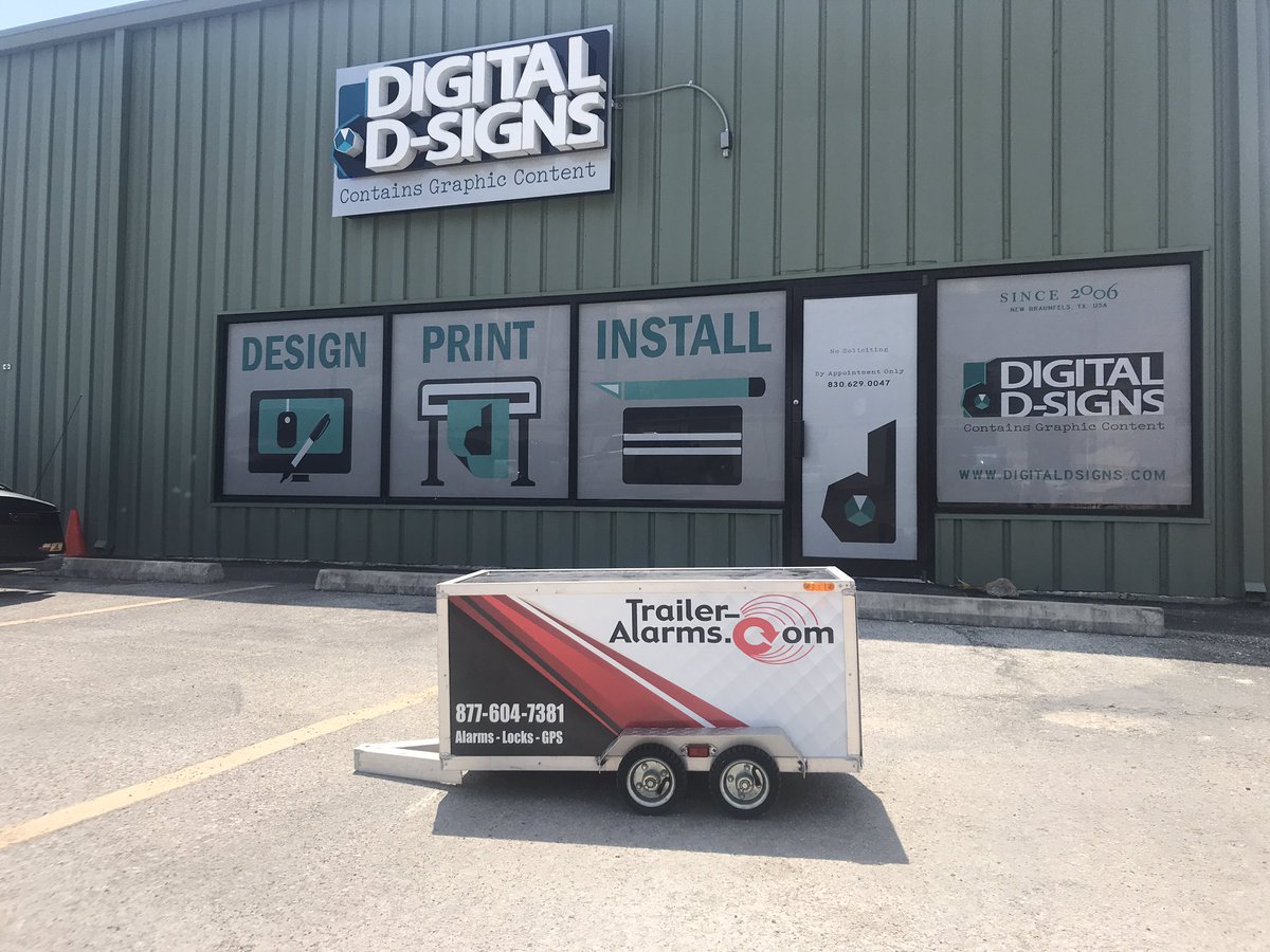 traileralarms's tweet image. Picked up the freshly wrapped trailer from @DigitalDSigns .
Great job and much appreciated.

#stolentrailer #trailertheft #trailerprotection #trailerprotectiontheftprevention #traileralarms #tradeshow #pri2019