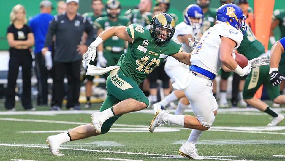 reginarams's tweet photo. Make it six former Rams currently in the CFL!

The @sskroughriders have added linebacker @LayneHull5 to their practice roster. #WeAreUofR

📷: @PSPSask https://t.co/N2oQJQUtsK