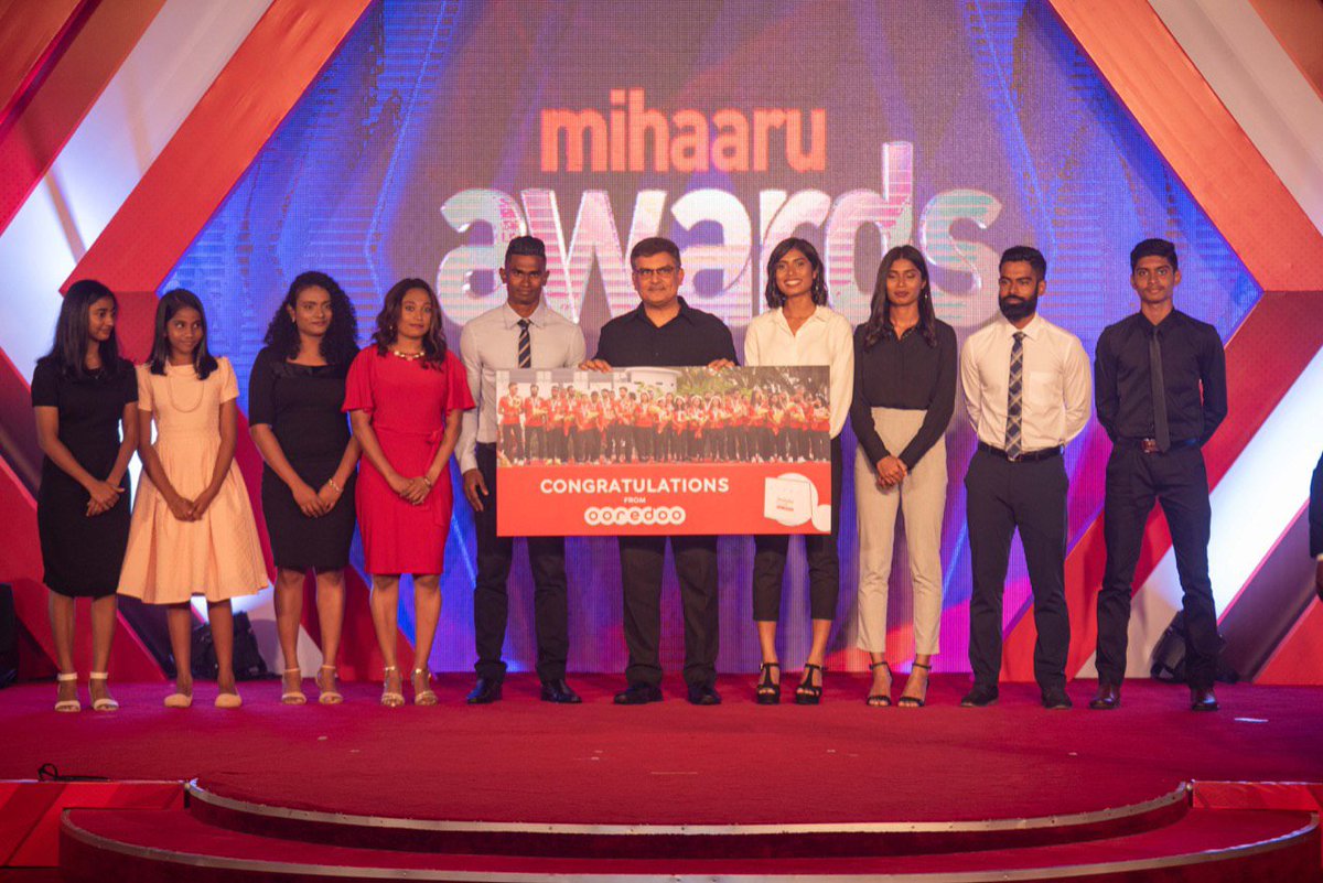 OoredooMaldives's tweet photo. Indeed, the Maldivian medalists of the 10th Indian Ocean Games 2019 have made Maldives proud. Its our pleasure to present a special gift of high speed broadband Internet services for upto a year to these incredible medalists for their outstanding efforts. 🙌 
#IOIG https://t.co/ZKaydwmOtD