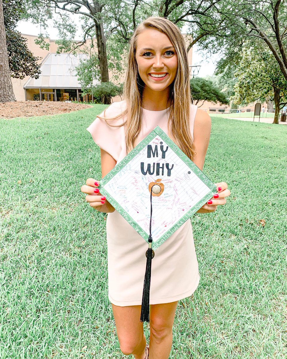 Well, I did it!!! I am now Katelynn Woods M.Ed.!! It feels so surreal and I still can’t believe I’m DONE. After a long stressful year that seemed impossible, I was able to finish with a 4.0 and I’m so proud of myself!! Can’t wait to see where life takes me next 💕
