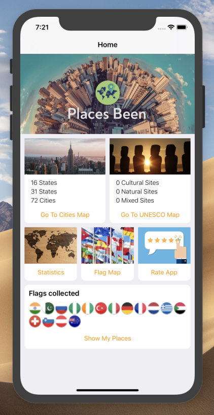 PlacesBeenApp's tweet photo. We're working hard on the #Apple #iOS #iPhone version of @PlacesBeenApp.

The app helps you to keep track of all the #places you visited in your #lifetime.

Thank you for the great response to our #Android #App!

#Travel #travelblogger #travelling #holiday #holidays https://t.co/tX9gxbnvXi