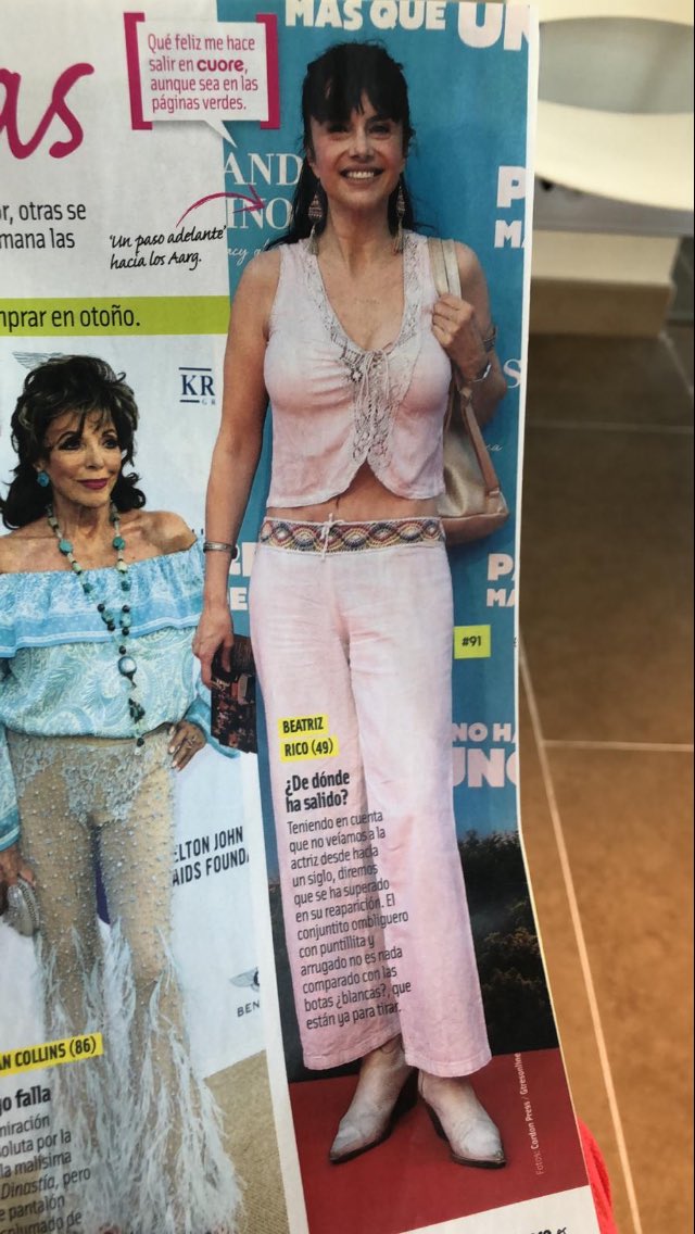 A la izquierda, foto del estreno. A la derecha foto del mismo estreno con comentarios ofensivos de la “revista” <a href="/cuore/">CUORE</a> . Manipuláis las fotos, verdad? Ah! Hacía “un siglo” que no me veías porque trato de no ir a los photocalls dónde estáis vosotros. Qué triste vivir de esto.