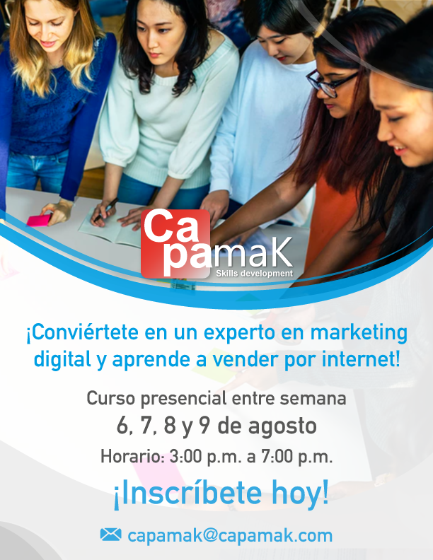Capamak_of's tweet photo. Aprende a planear estratégicamente, crear campañas en redes sociales y a crear contenido de impacto.
Comunícate con nosotros, conoce nuestro temario, costo e inscríbete en 👉https://t.co/XfV5927srU

#RedesSociales #GoogleAds #FacebookAds #InstragramAds #MarketingDigital https://t.co/e1nwPo8EI7