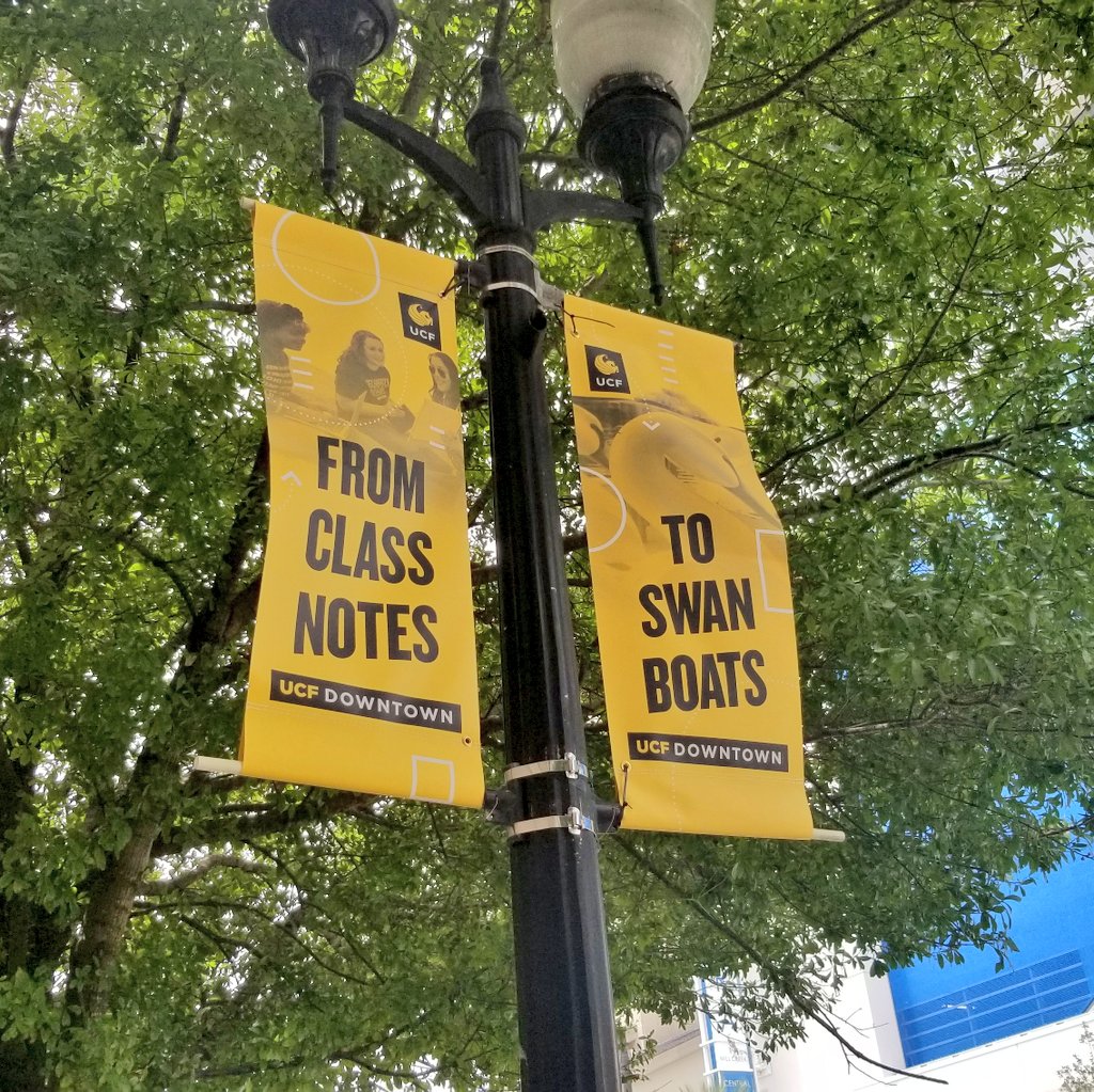 DWNTWN_ORLANDO's tweet photo. From class notes to swan boats!🦢

In 3️⃣ weeks, @UCFDowntown and @valenciacollege Downtown will open its doors at Creative Village!🎉

We're excited to have UCF and Valencia students, staff, and faculty join our growing downtown community. https://t.co/3ysvsMMkpS