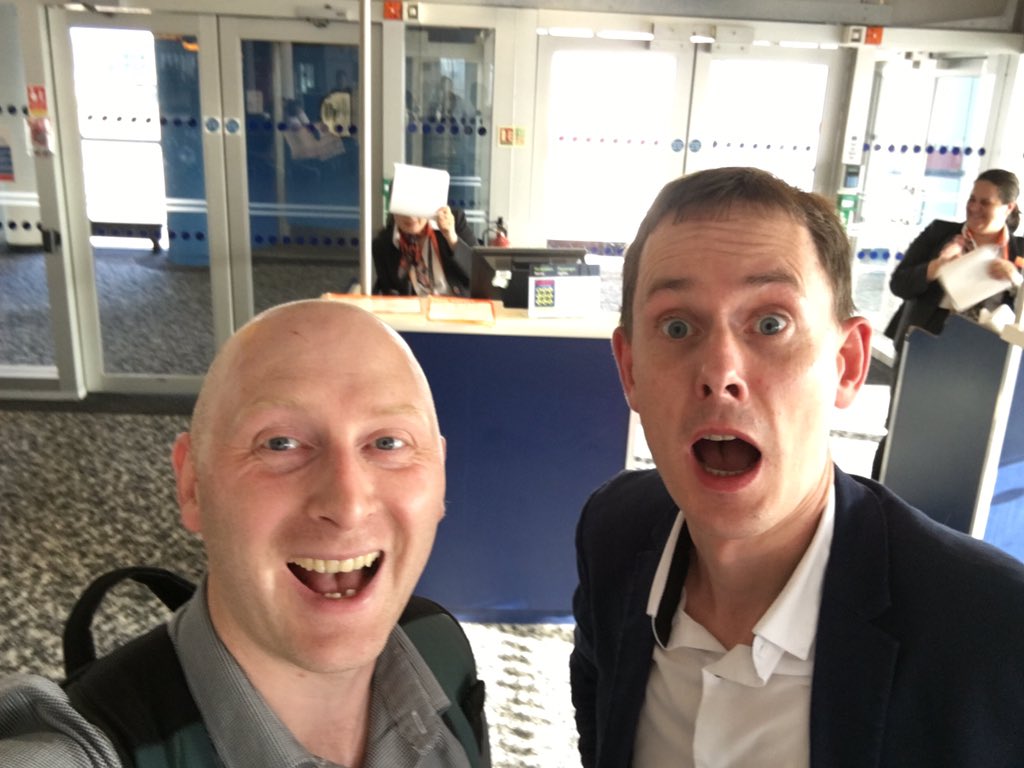 Front of the que for speedy boarding never happens