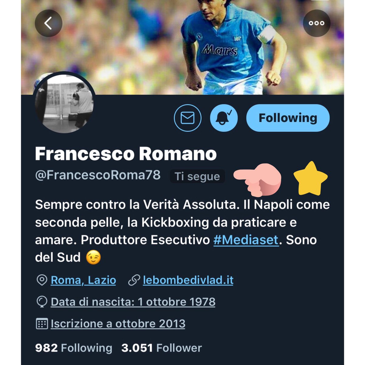 VogliadiGusto's tweet photo. Se non รจ una soddisfazione questa...
Lungimiranza ed Autenticitร :
Benritrovato @FrancescoRoma78
...E sempre sul pezzo, sig.Editore!๐งจ๐ฅ ๐ช๐ฝ๐
#lbdv #lebombedivlad #vogliadigustoclub #vdgc #intrattenimento https://t.co/XY3z49fvLc
