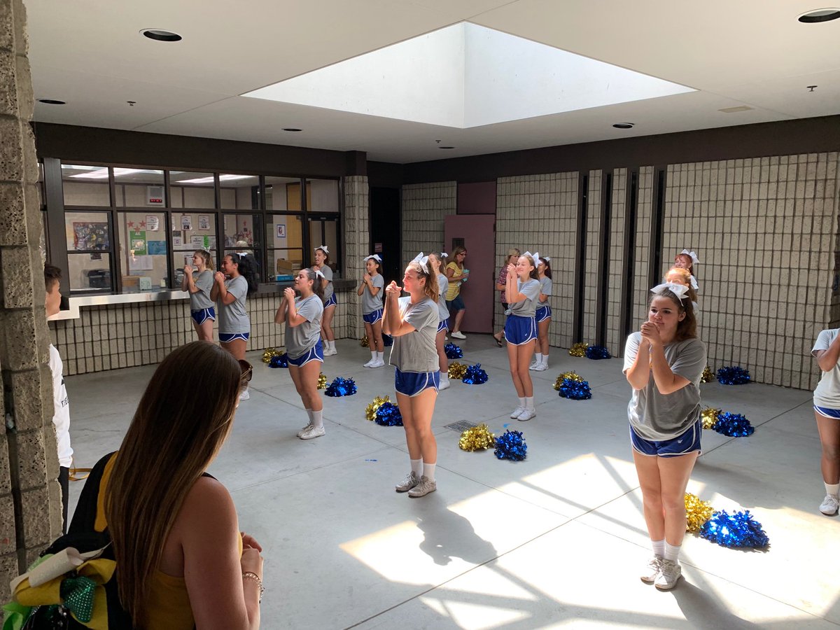 GUHSD_AD's tweet photo. GUHSD ready to sweep the medal stand at CIF Cheer Championships. 4 titles last year! @GUHSDTweet https://t.co/L0CedECGMV