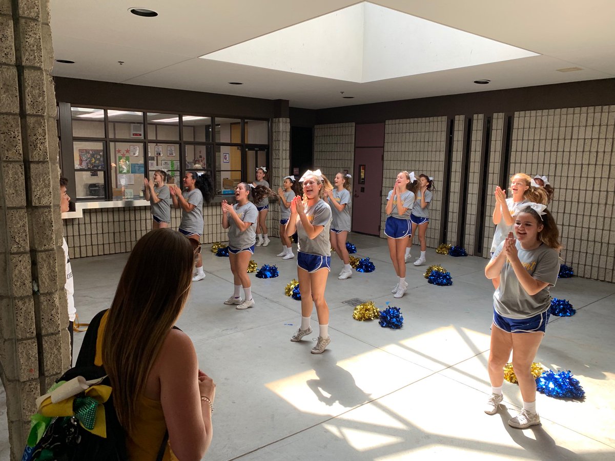 GUHSD ready to sweep the medal stand at CIF Cheer Championships. 4 titles last year! @GUHSDTweet