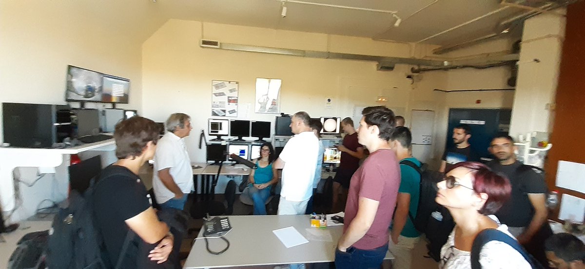 hypnus1003's tweet image. Bernard Gelly tell us the history and science that involve #THEMIS. @estsolarnet @IAC_Astrofisica #solarnet #summerschool