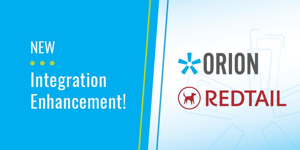 orionwealthtech's tweet photo. Our new two-way data sync with @RedtailCRM is live! Contact record updates made in either system automatically flow through to the other, eliminating the need for duplicative l data entry! More: https://t.co/0y4KtlDhMZ https://t.co/lPCSWIclsQ