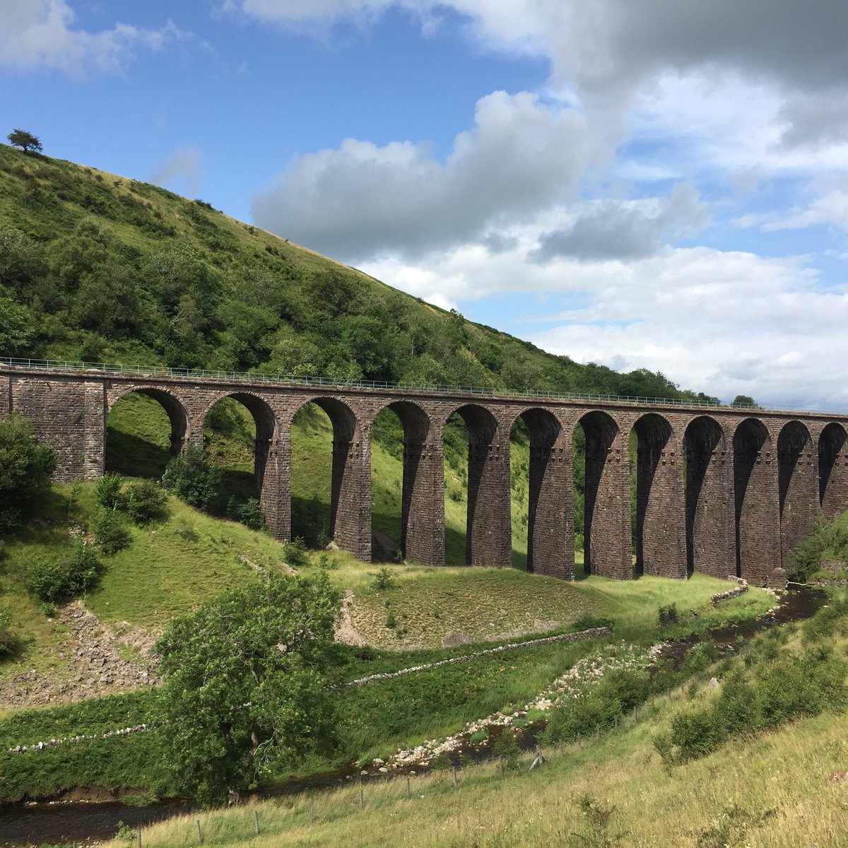Smardale viaduct today,
<a href="/LancashireCC/">Lancashire County Council</a> 
<a href="/Lancswildlife/">Lancashire Wildlife Trust</a>