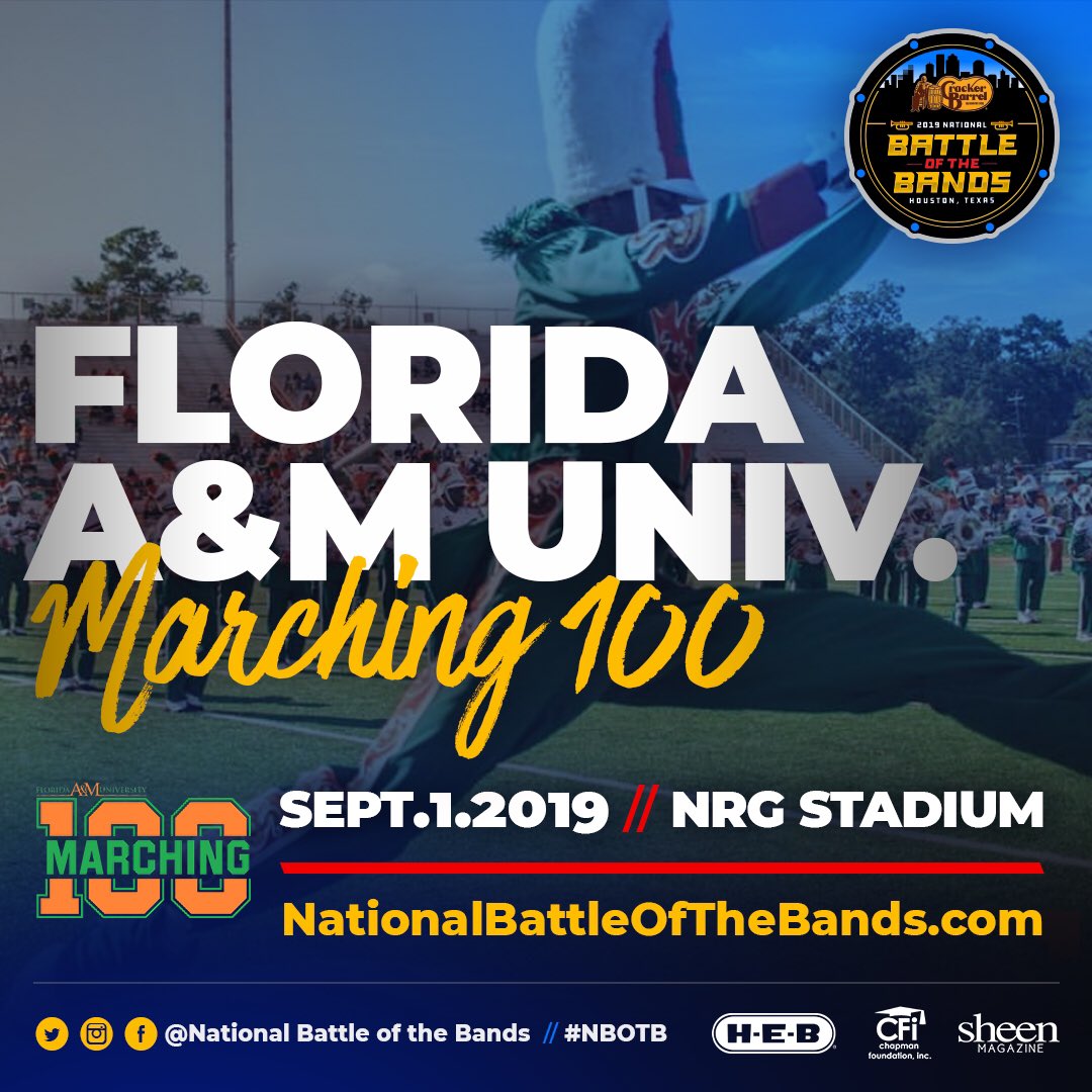 @THEMARCHING100 are #HTown bound! 💯⁣
⁣
Are you? 🤔 What are you waiting for? ⁣
⁣
Grab your tickets today at NationalBattleoftheBands.com ⁣
⁣
#NBOTB #HBCUBands #HBCUPride #supportblackcolleges #HBCUsMatter #representationmatters #wearehoustonsports #M100