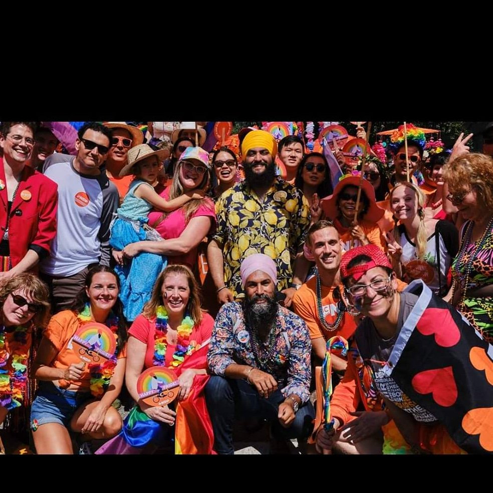 ohana_annie's tweet photo. One incredible team right here.
To working for change with love and courage.
We don't make promises, we make action.
@NDP @theJagmeetSingh
@bcndp
#elxn43
#LoveWins
#VanPride2019 https://t.co/O879vXFJqI