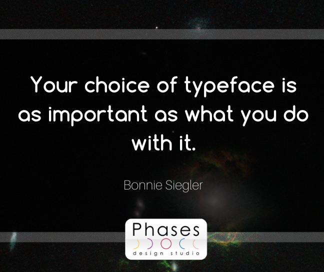 #MondayMotivation - Typography can change the entire look and feel of a design. That’s why the font you choose is just as important as the color or graphics. #typography #webdesign