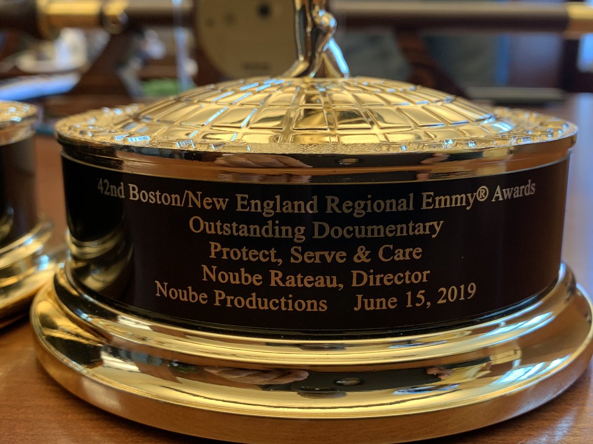 BPDPCGross's tweet photo. It was an Honor to have a visit from the two Emmy Award winning Directors of the Documentary”Protect,Serve &amp; Care, The Relationship Between Police &amp; Minorities” Ty Noube Rateau and William Modero, you’ve done Boston PROUD!!! https://t.co/srKna3l0zp