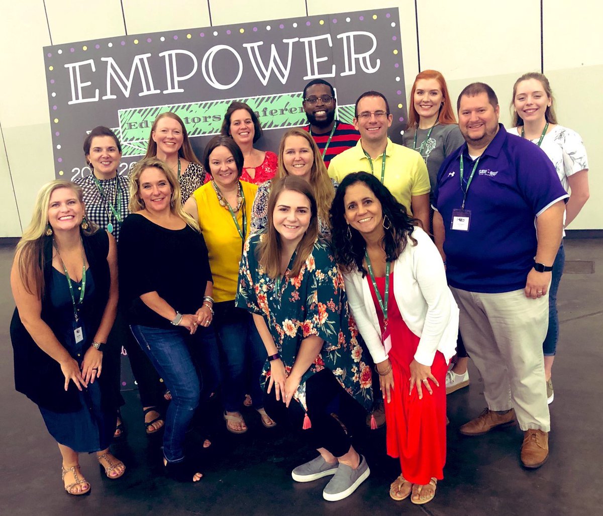 MrsJodiLea's tweet photo. At #EmpowerEduCon with my Klein Cain team! #KleinFamily #CainSummer 💜 https://t.co/THUYzMb2kx