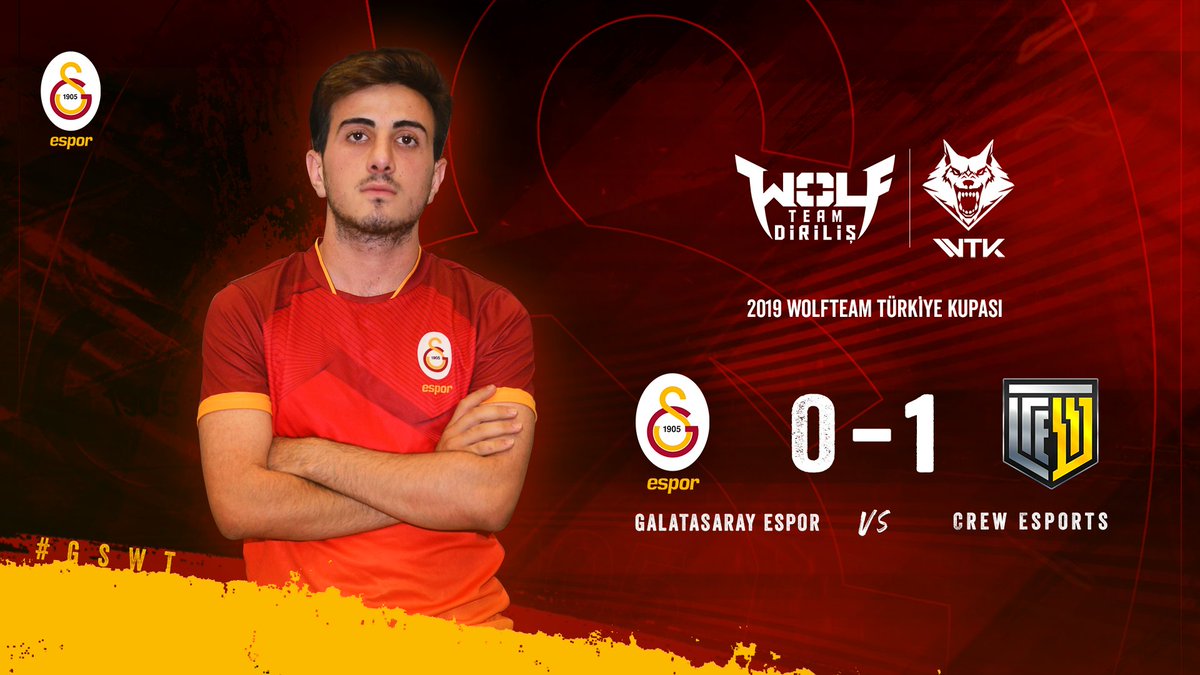 GSEsports's tweet photo. MAÇ SONUCU | Galatasaray Espor: 0 CREW Esports: 1 

Karşılaşmadan mağlubiyetle ayrıldık. #GSWT 🦁 https://t.co/nwn4dPwx7z