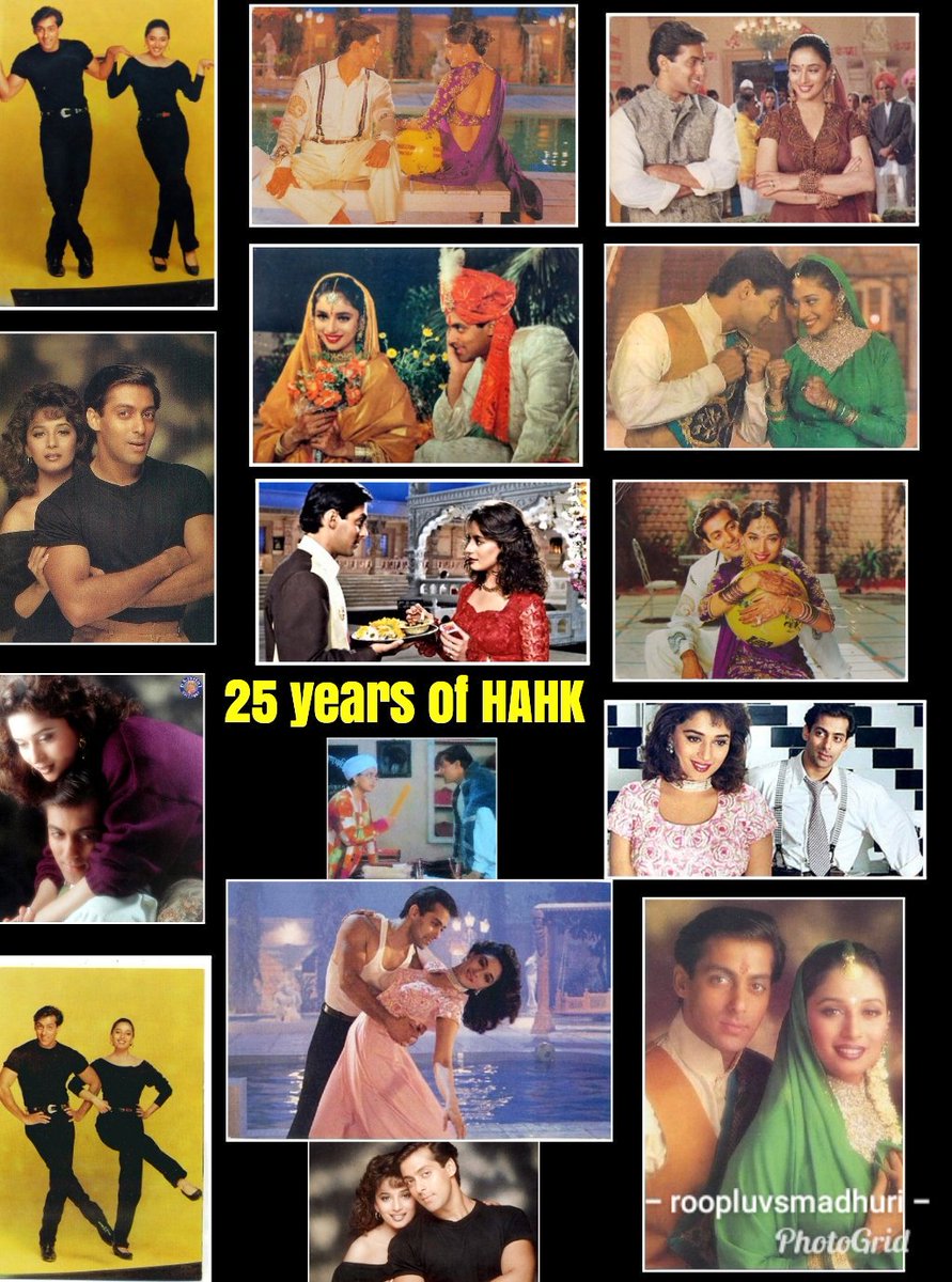 Payalshaw04's tweet photo. Congratulations to the entire team members of #HumAapke HainKoun
For completing 25 years
#25YearsOfHAHK
#25YearsOfHumAapKeHainKoun #Silverjubilee year
@MadhuriDixit @BeingSalmanKhan @renukash @AnupamPKher @rajshri https://t.co/IJolQBW3VQ