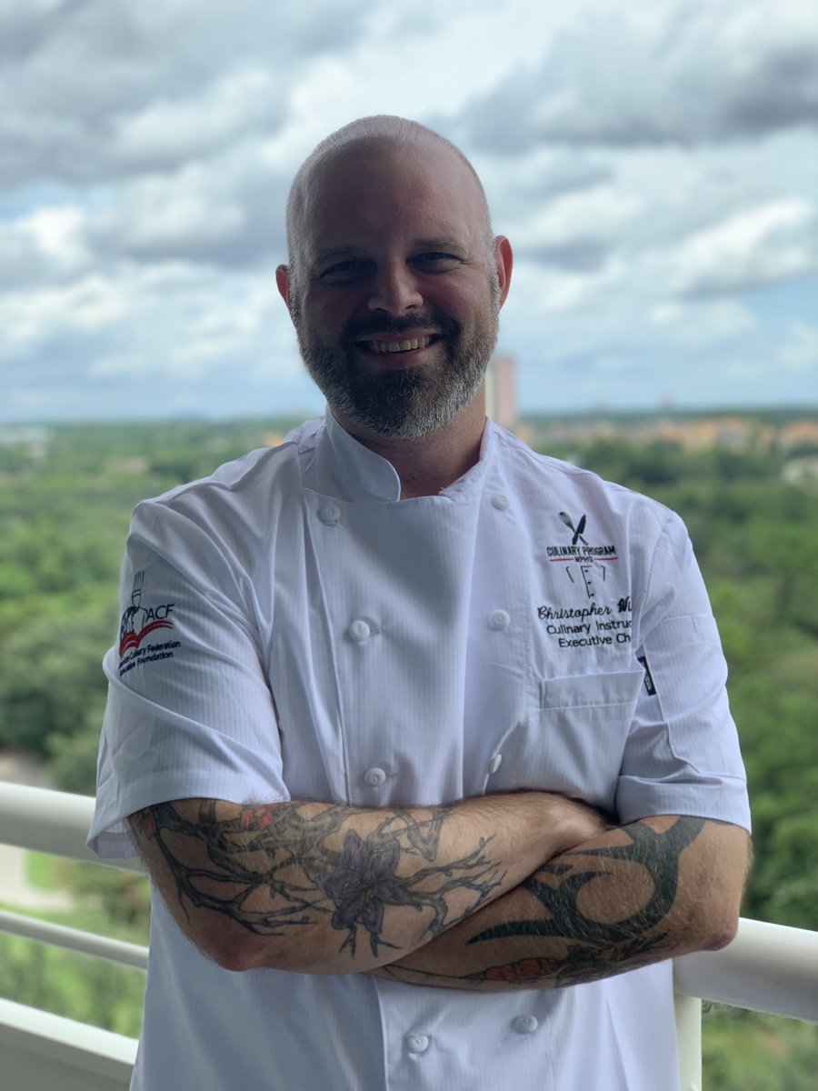 NPHSCULINARY's tweet photo. Our new logo on our chef coats for our North Point Culinary Program- at the ACF National Conference https://t.co/scTpdbCU3D