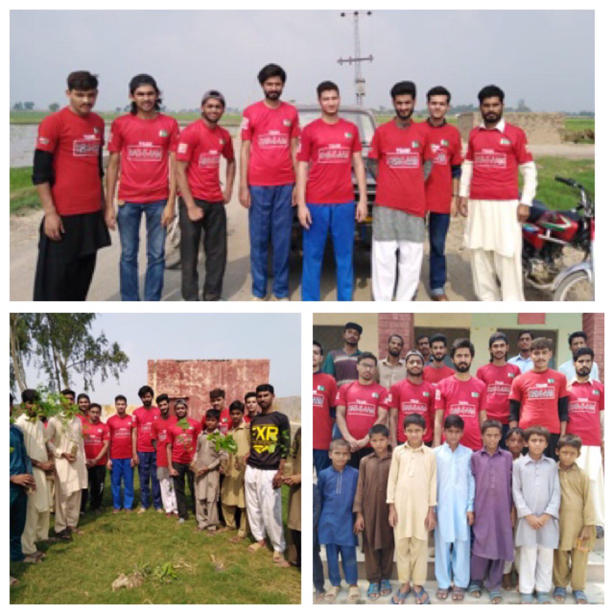 tayyab66_khalid's tweet photo. الحمدُاللہ ٹیم سرِعام مریدکے کے جانبازوں نے مریدکے کے قریبی گاؤں کے گورنمنٹ سکول میں سکول کے بچوں کے ساتھ پودے لگائے۔۔انشاءاللہ ٹیم مریدکے اسی لگن کے ساتھ پاکستان کو سرسبزبنانے میں شجرکاری مہم میں اپنا کردار ادا کرے گی۔
#سرسبز پاکستان
#پاکستان زندہ آباد🇵🇰💚 https://t.co/bMGPNpWRgH