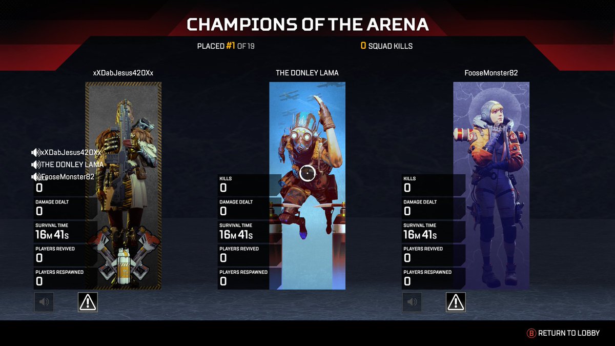 THEDONLEYLAMA's tweet photo. When the game is just like dont worry
I got this one you dont need to do anything. ๐คฃ๐คฃ๐คฃ #ApexLegends #battleroyale #octane #mixer #smallstreamer #nokills #nodamagedone #champion https://t.co/ukiFIuGoAN