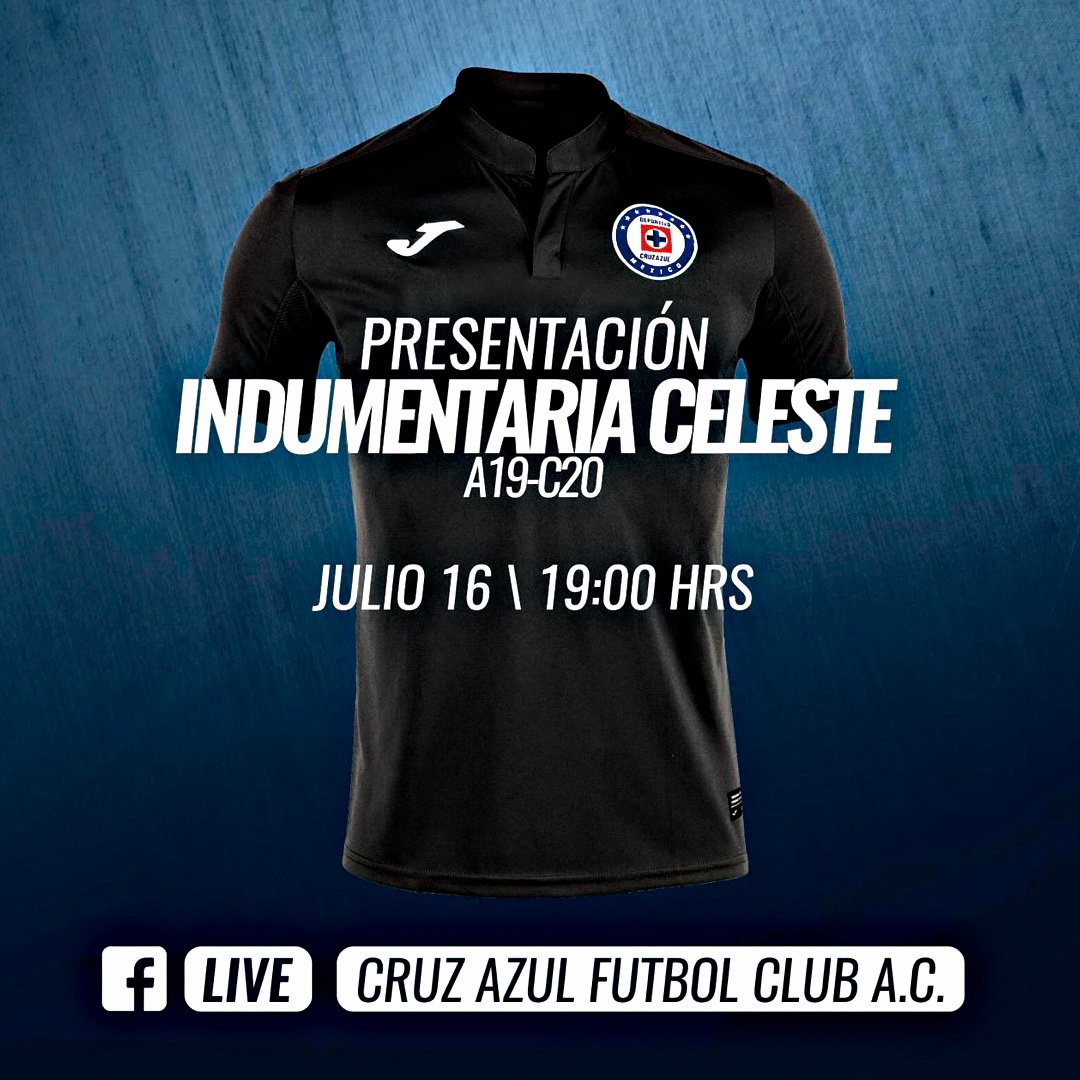 MentaPro's tweet photo. Presentación de indumentaria celeste para el Apertura 2019 @Cruz_Azul_FC #CruzAzul #CruzAzulfc #CAFC https://t.co/4OCCd2QoEy
