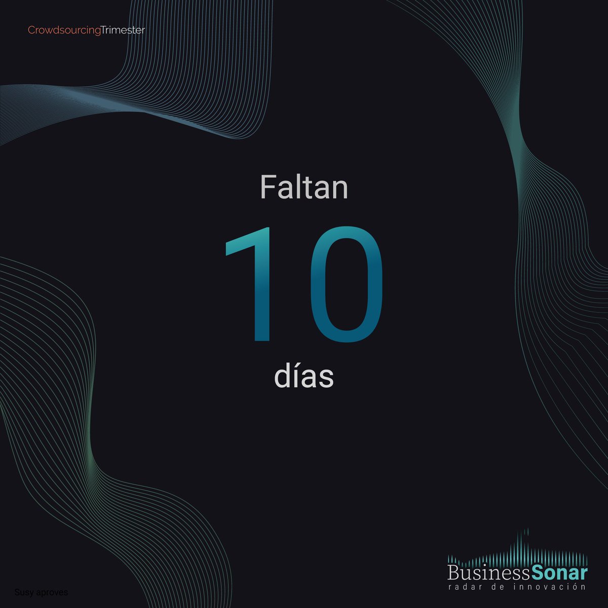 BusinessSonar's tweet image. Espera nuestro lanzamiento oficial del proyecto, ¡faltan solo 10 días! 
#businesssonar #lanzamiento #projectlaunching #business #comingsoon #cuentaregresiva